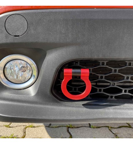 Gancio di traino universale alluminio rosso Simoni Racing