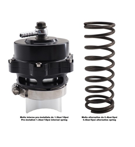 Valvola Pop off universale meccanica con 2 molle 0 4 1 3 bar