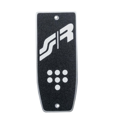 Pedana pedaliera poggiapiede auto antiscivolo SR alluminio