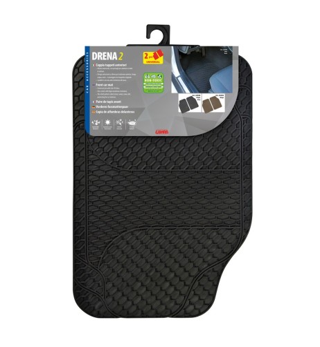 Set 2 tappeti universali in gomma inodore tagliabili