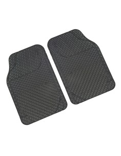 Tappetini tappeti auto anteriori in PVC lavabili 46x68cm grigio