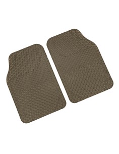 Tappetini tappeti auto anteriori in PVC lavabili 46x68cm beige