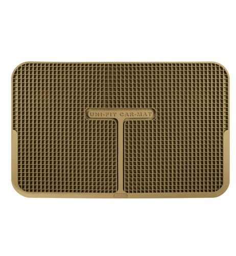 Tappetino tappeto auto in PVC Colore beige 47x30cm