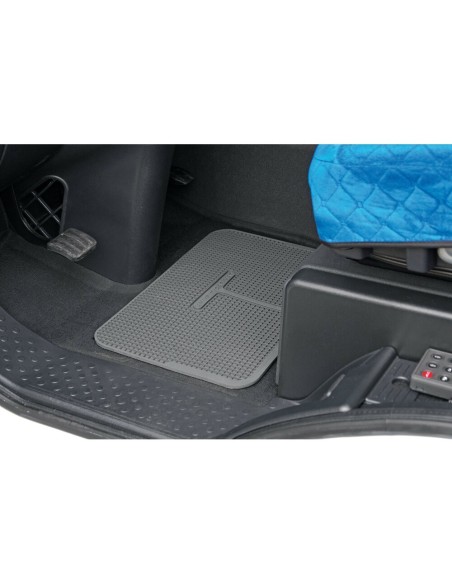 Tappetino tappeto auto in PVC Colore grigio 47x30cm