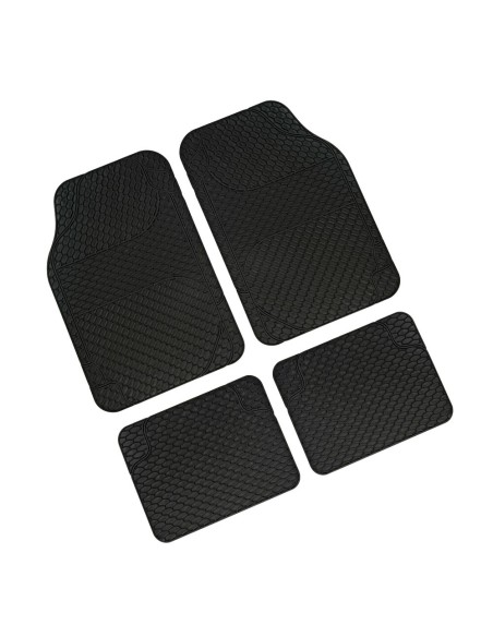 Set 4 tappeti universali in gomma inodore tagliabili
