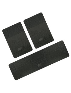 Set 3 pezzi tappetini universali tagliabili auto suv furgoni