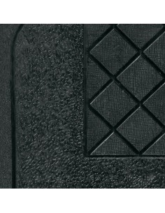 Set 4 pezzi tappeti universali auto Protector in PVC nero 2