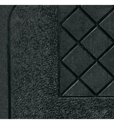 Set 4 pezzi tappeti universali auto Protector in PVC nero