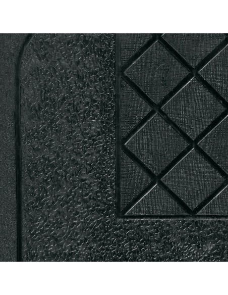 Set 4 pezzi tappeti universali auto Protector in PVC nero