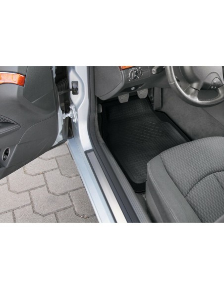 Set 4 pezzi tappeti universali auto Protector in PVC nero