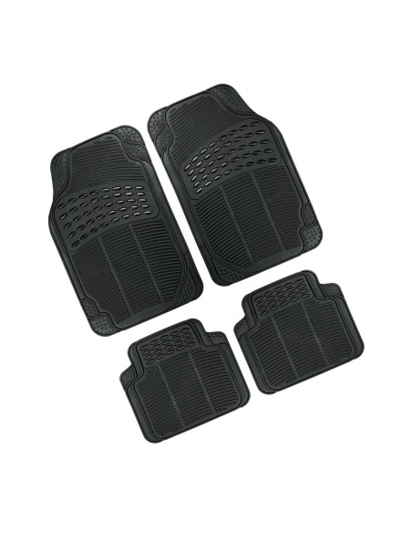 Set 4 tappeti universali auto in PVC inodore tagliabili
