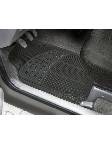 Set 4 tappeti universali auto in PVC inodore tagliabili