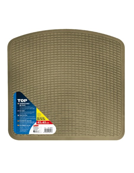 Tappetino universale in pvc colore beige 45x45cm