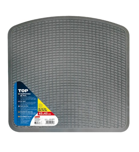 Tappetino universale in pvc colore grigio 45x45cm