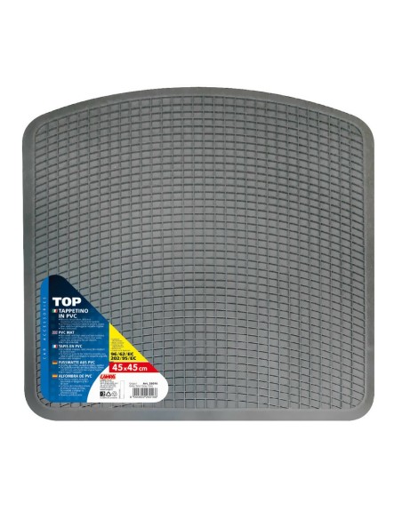 Tappetino universale in pvc colore grigio 45x45cm