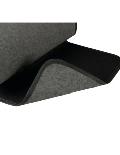 Set 4 pezzi tappetini tappeti universali auto moquette Basic nero 2