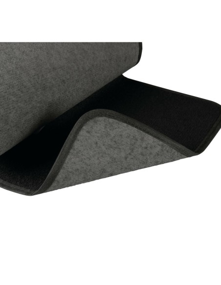 Set 4 pezzi tappetini tappeti universali auto moquette Basic nero