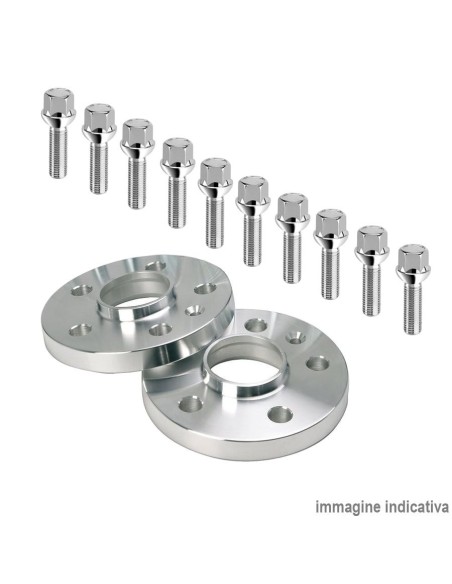 Kit 2 distanziali 13mm bulloni sferici 5x112 66 5mm 14x1 50 S71397