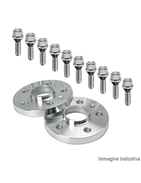 Kit 2 distanziali 20mm bulloni originali 5x112 66 5mm 15x1 25 SP9205C