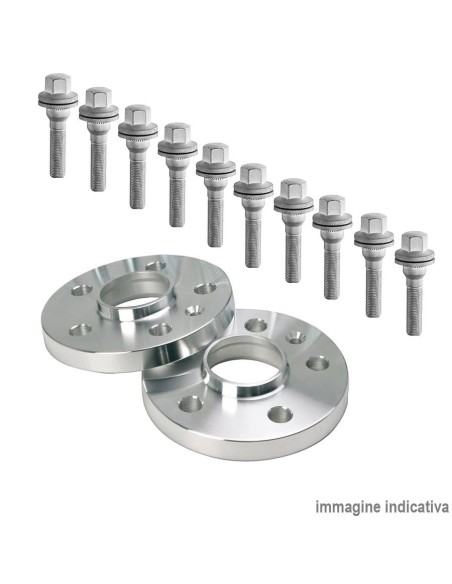 Kit 2 distanziali 20mm bulloni piatti 5x108 65 0mm 12x1 25 F72058