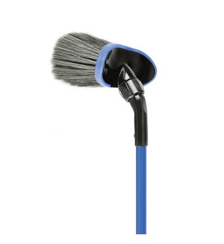 Set spazzola lavaggio con manico telescopico curvo 102 155cm