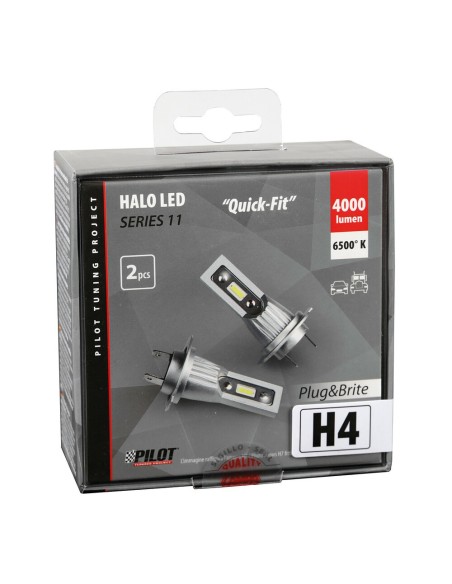 Kit di conversione a LED Halo Led 2pz lampada H4 15W 4000lm