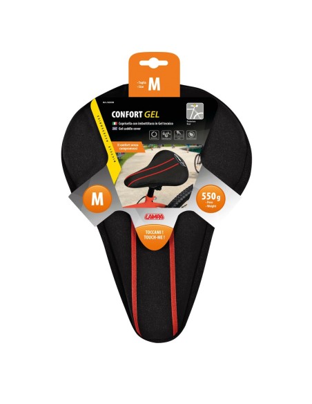 Coprisella bici con imbottitura comfort ultra gel 27x18 5cm taglia M
