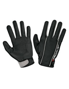 Guanti ciclo MTB palmo gommato chiusura regolabile taglia XL