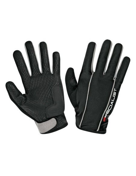Guanti ciclo MTB palmo gommato chiusura regolabile taglia XL