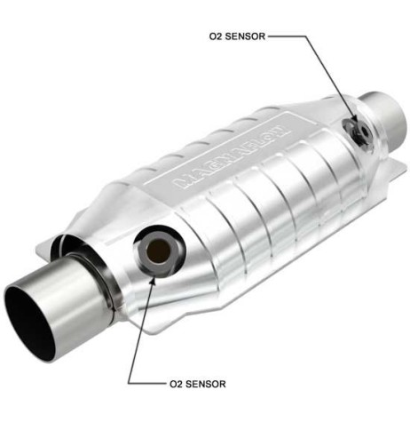 Catalizzatore 400 celle ceramico Magnaflow 99069HM 2 sonde 40 6cm 7 6