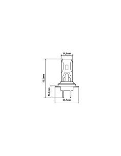 Kit di conversione a LED Halo Led Cyber Series 2pz lampada H7 22W 2