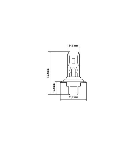 Kit di conversione a LED Halo Led Cyber Series 2pz lampada H7 22W