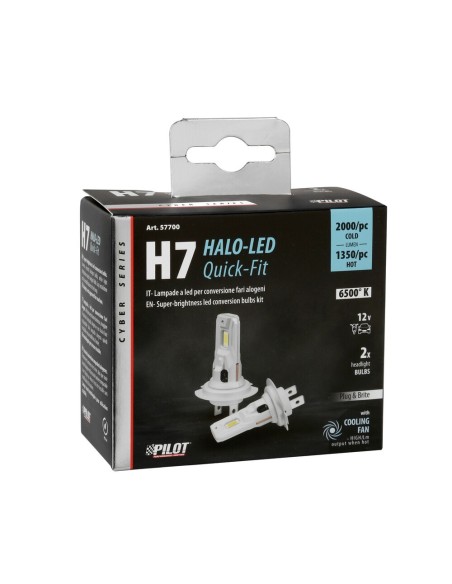 Kit di conversione a LED Halo Led Cyber Series 2pz lampada H7 22W