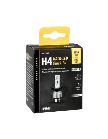 Lampada conversione a LED Halo Led Hyper Series H4 15W