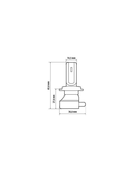 Lampada conversione a LED Halo Led Hyper Series H7 15W