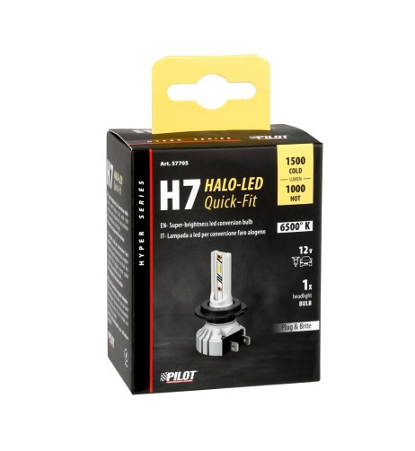 Lampada conversione a LED Halo Led Hyper Series H7 15W