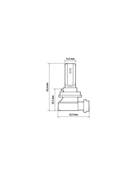 Lampada conversione a LED Halo Led Hyper Series H8 H9 H11 15W
