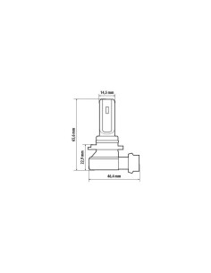 Lampada conversione a LED Halo Led Hyper Series HB3 15W 2