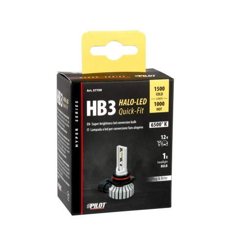Lampada conversione a LED Halo Led Hyper Series HB3 15W