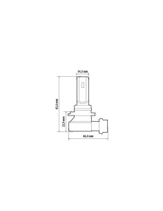 Lampada conversione a LED Halo Led Hyper Series HB4 15W 2