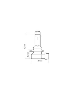 Lampada conversione a LED Halo Led Hyper Series HIR 9012 15W 2