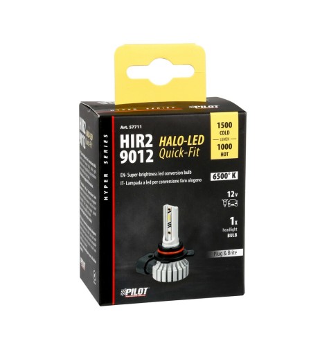 Lampada conversione a LED Halo Led Hyper Series HIR 9012 15W