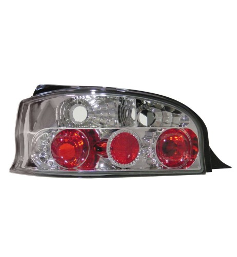 Coppia fanali posteriori cromo Citroen Saxo dal 05 1996 al 12 2004