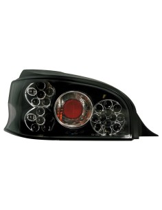 Coppia fanali posteriori neri LED Citroen Saxo dal 05 1996 al 12 2004