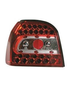 Coppia fanali posteriori rossi LED VW Golf III dal 08 1991 al 08 1997
