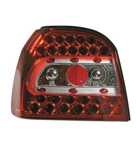 Coppia fanali posteriori rossi LED VW Golf III dal 08 1991 al 08 1997