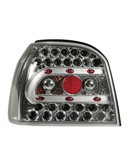 Coppia fanali posteriori cromo LED VW Golf III dal 08 1991 al 08 1997