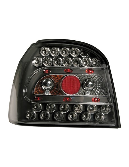 Coppia fanali posteriori neri LED VW Golf III dal 08 1991 al 08 1997