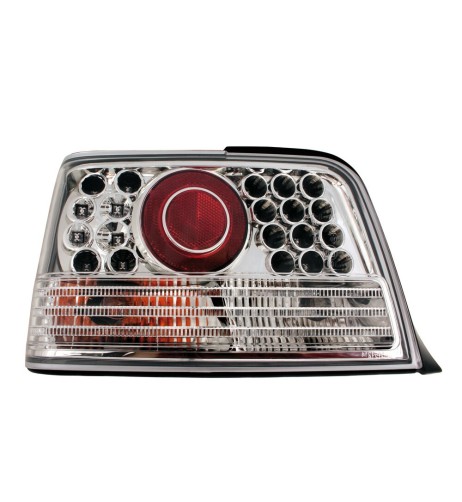 Coppia fanali posteriori cromo LED Bmw Serie 3 E36 dal 09 1990 al 03 1998