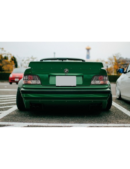 Coppia fanali posteriori neri LED Bmw Serie 3 E36 dal 09 1990 al 03 1998